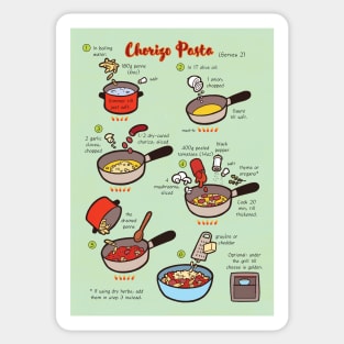 Chorizo Pasta recipe Sticker